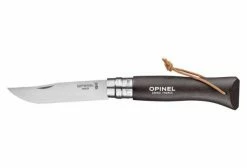 Couteau Pliable Opinel N°08 Baroudeur Noir Brun