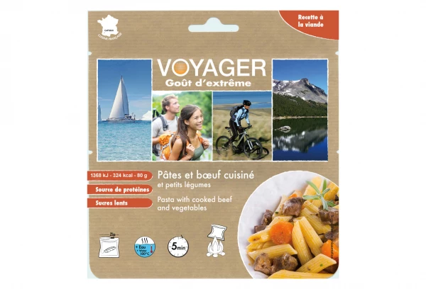 Repas Lyophilisé Voyager Pâtes Au Boeuf Et Aux Légumes 80g 3 Repas Lyophilisé Voyager Pâtes Au Boeuf Et Aux Légumes 80g