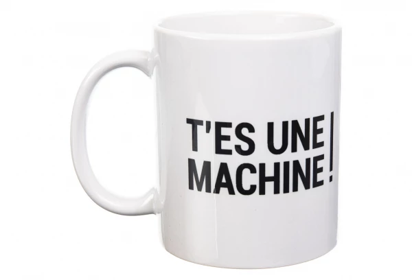 Mug LeBram ''T'es Une Machine'' 230 Ml Blanc 4 Mug LeBram ''T'es Une Machine'' 230 Ml Blanc – Image 2