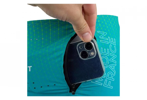 Ceinture Raidlight Stretch 4 Pockets France Bleu Vert 6 Ceinture Raidlight Stretch 4 Pockets France Bleu Vert – Image 4