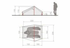 Tente 2-3 Personnes Vaude Lizard Seamless Vert 9 Tente 2-3 Personnes Vaude Lizard Seamless Vert -Sortie de tente unnamed file 2249