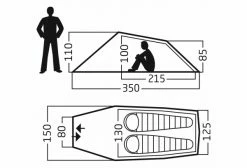 Tente 2 Personnes Nordisk Halland 2 LW Rouge -Sortie de tente unnamed file 2289