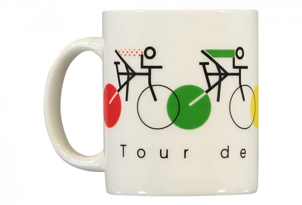 Le Tour De France Mug Céramique Maillots Du Tour De France Blanc 4 Le Tour De France Mug Céramique Maillots Du Tour De France Blanc – Image 2