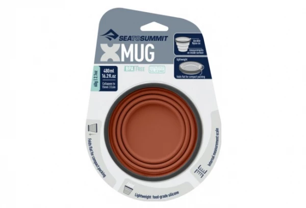 Tasse Pliable Sea To Summit X-Cup Marron 480 Ml 5 Tasse Pliable Sea To Summit X-Cup Marron 480 Ml – Image 3