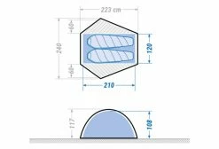 Tente Forclaz Trek 500 Fresh & Black 2 Personnes Blanc 10 Tente Forclaz Trek 500 Fresh & Black 2 Personnes Blanc -Sortie de tente unnamed file 277