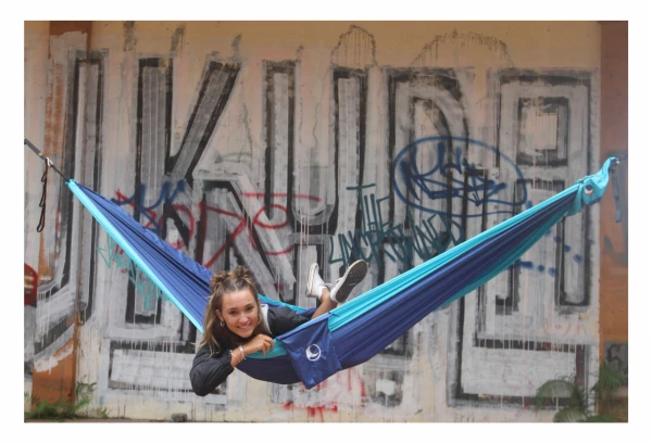 Hamac Ticket To The Moon King Size Bleu 8 Hamac Ticket To The Moon King Size Bleu – Image 6