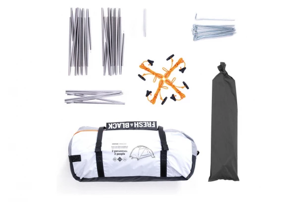 Tente Forclaz Trek 500 Fresh & Black 2 Personnes Blanc 8 Tente Forclaz Trek 500 Fresh & Black 2 Personnes Blanc – Image 6