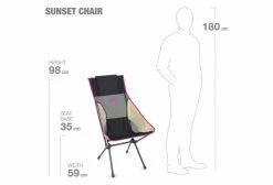 Chaise Pliante Ultralight Helinox Sunset Chair Noir/Khaki/Violet -Sortie de tente unnamed file 3597