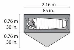 Tente Autoportante MSR Hubba NX Gris -Sortie de tente unnamed file 399