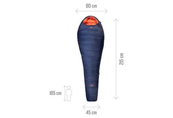 Sac De Couchage Millet LIGHT DOWN -5° Bleu 5 Sac De Couchage Millet LIGHT DOWN -5° Bleu – Image 3