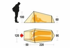 Tente 2 Places Ferrino Sling 2 Vert -Sortie de tente unnamed file 5