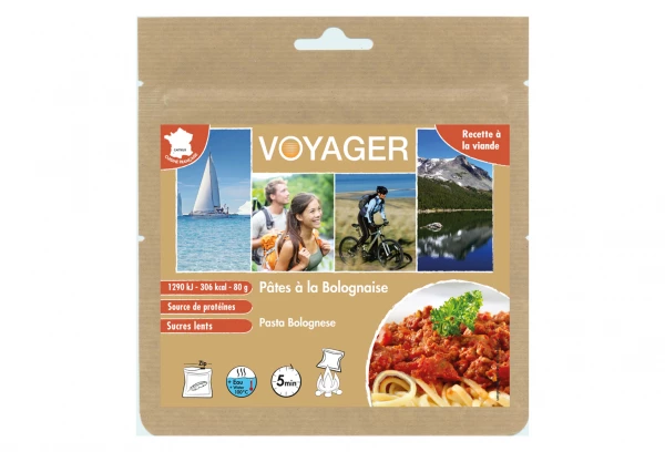 Repas Lyophilisé Voyager Pâtes à La Bolognaise 80g 3 Repas Lyophilisé Voyager Pâtes à La Bolognaise 80g