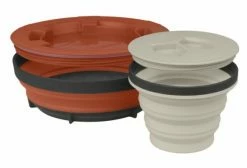 Pack Vaisselle Sea To Summit X-Seal & Go Set Large Orange Beige