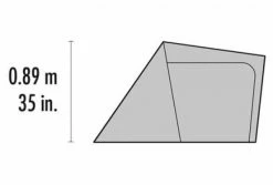 Vestibule MSR Gear Shed Pour Tentes Elixir™ Et Hubba™ Vert -Sortie de tente unnamed file 60