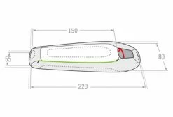 Sac De Couchage Vaude Sioux 800 SYN Gauche Bleu -Sortie de tente unnamed file 69