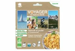 Repas Lyophilisé Voyager Semoule Et Poulet à L'Orientale BIO 90g