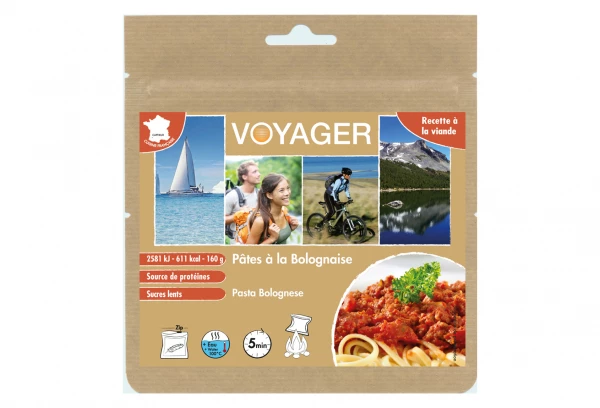 Repas Lyophilisé Voyager Pâtes à La Bolognaise 160g 3 Repas Lyophilisé Voyager Pâtes à La Bolognaise 160g